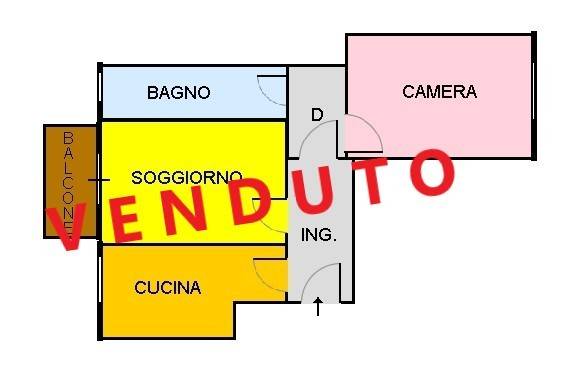 appartamento in vendita a Roma in zona Ostiense