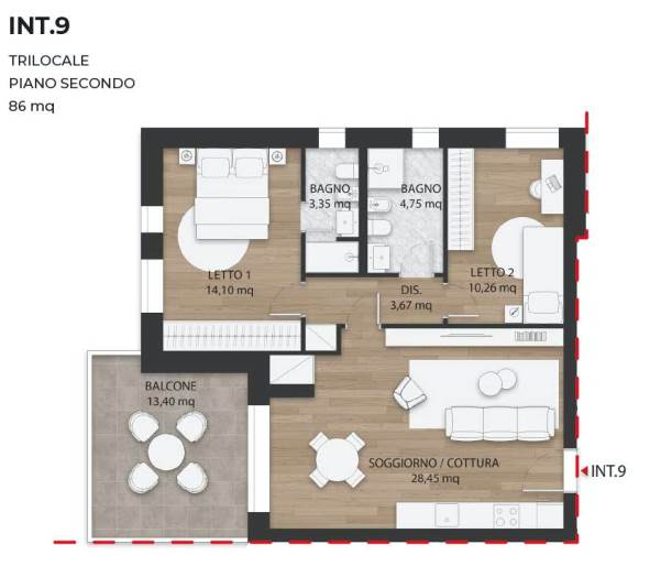 appartamento in vendita a Roma