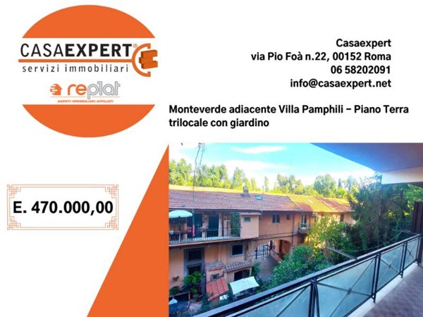 appartamento in vendita a Roma in zona Gianicolense