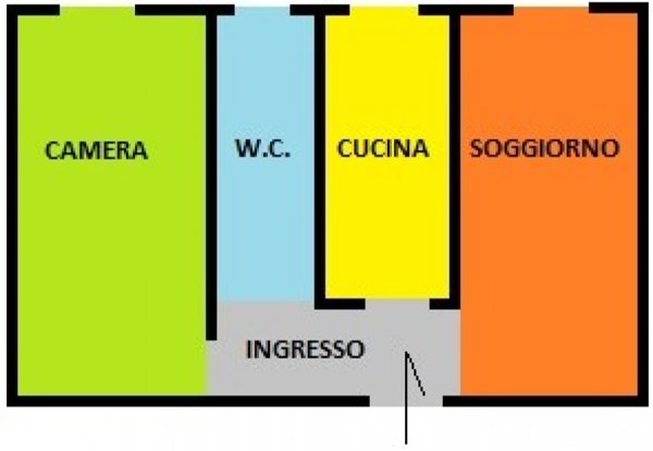 appartamento in vendita a Roma in zona Esquilino