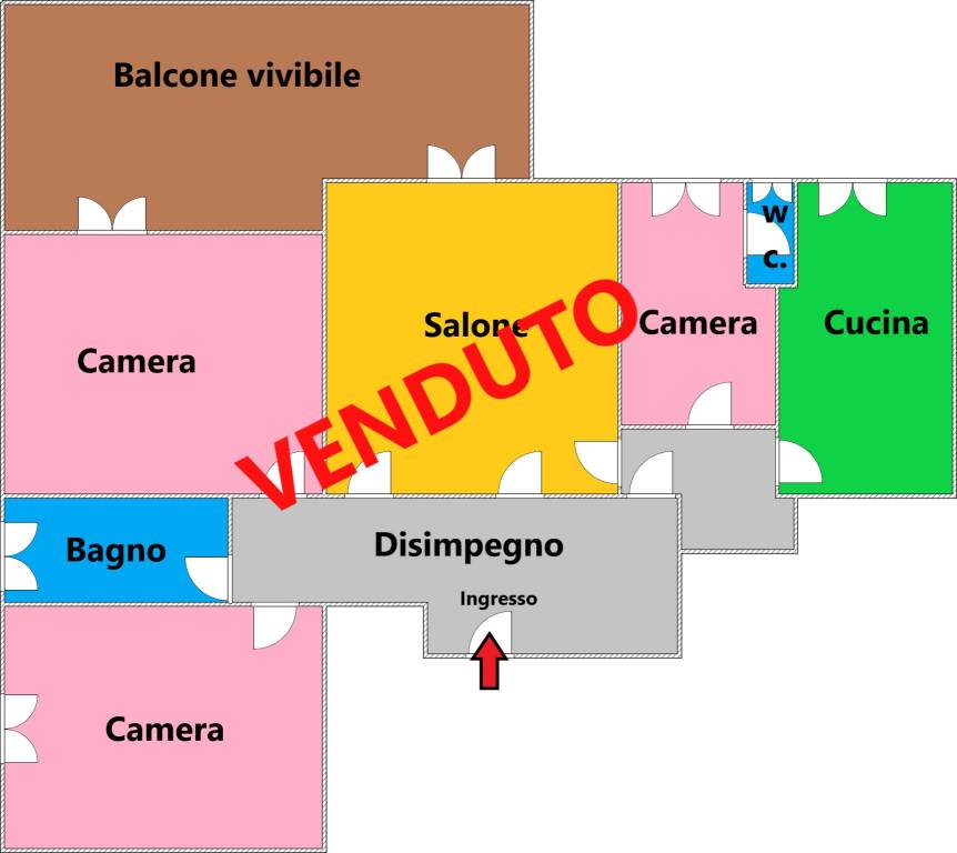 appartamento in vendita a Roma in zona Monte Sacro/Talenti
