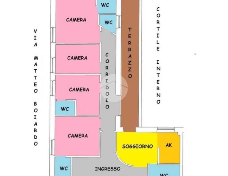 appartamento in vendita a Roma in zona Esquilino