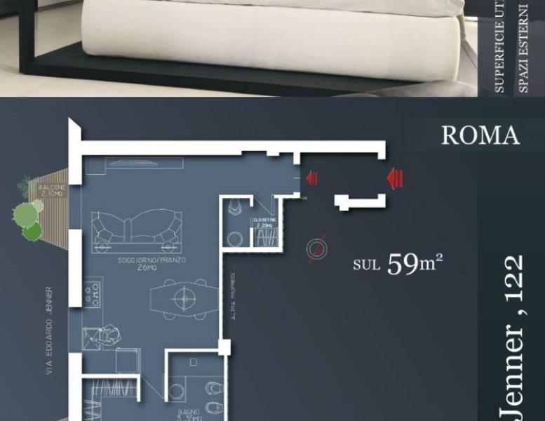 appartamento in vendita a Roma in zona Gianicolense
