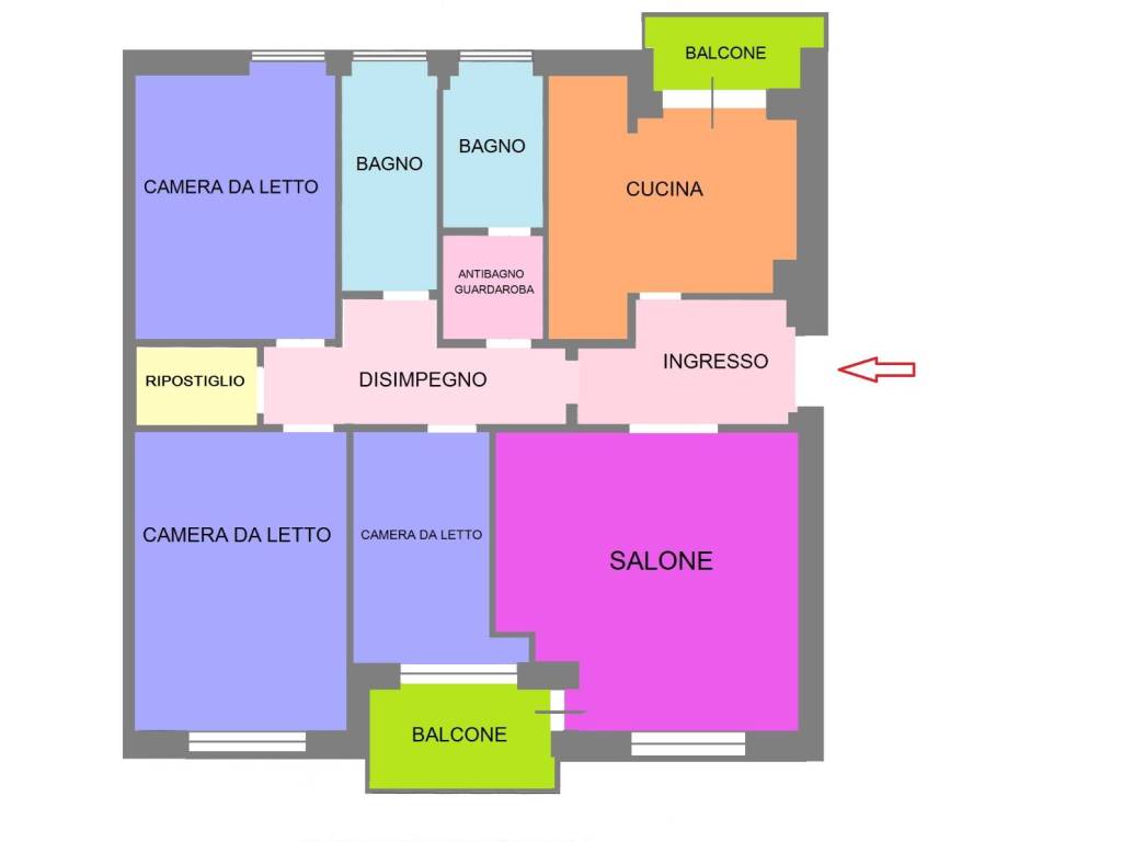appartamento in vendita a Roma in zona Ostia