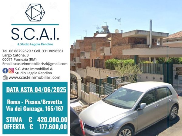 appartamento in vendita a Roma in zona La Pisana