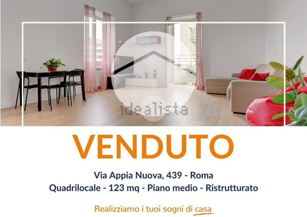 appartamento in vendita a Roma