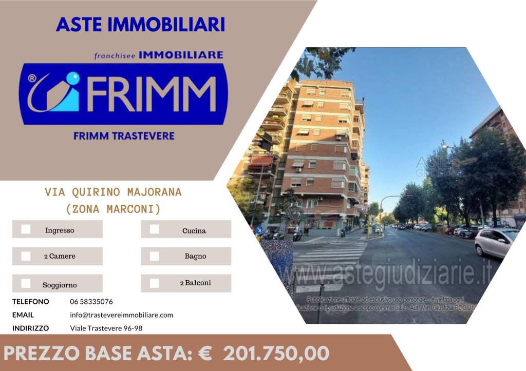 appartamento in vendita a Roma in zona Gianicolense