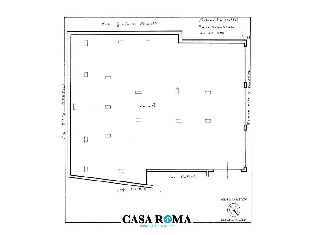 locale di sgombero in vendita a Roma in zona Primavalle
