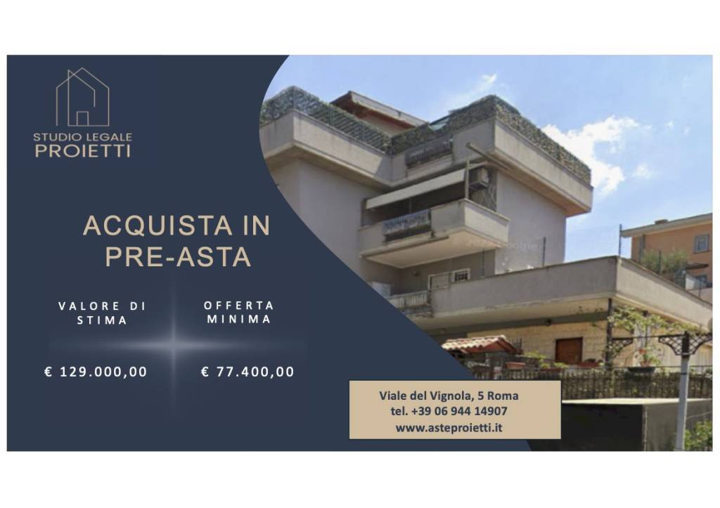 appartamento in vendita a Roma