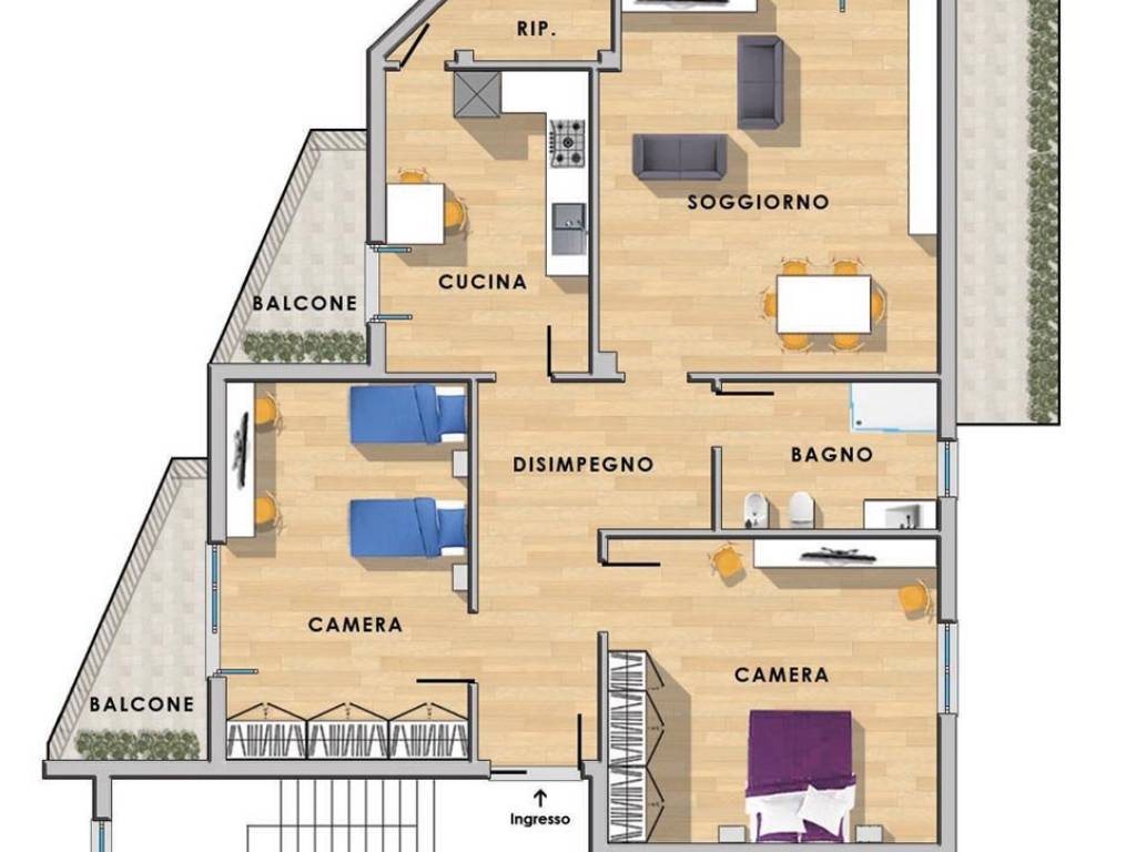 appartamento in vendita a Roma