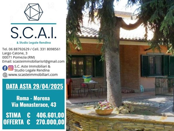 casa indipendente in vendita a Roma in zona Casal Morena
