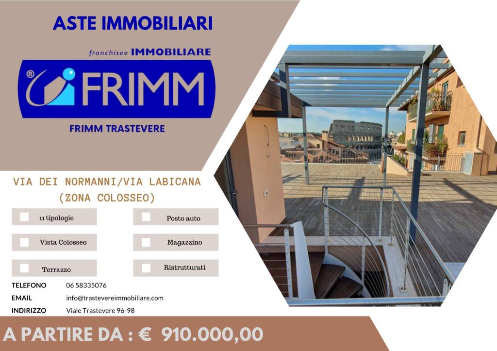 appartamento in vendita a Roma in zona Celio