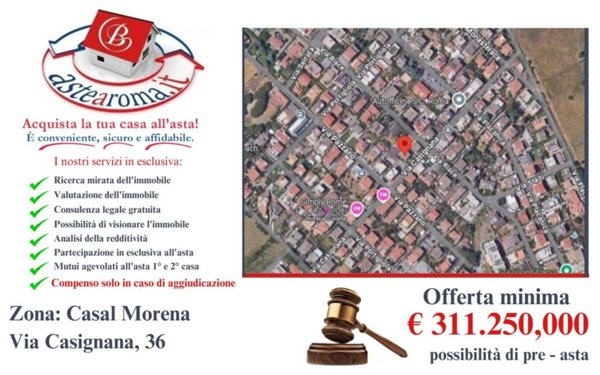 appartamento in vendita a Roma in zona Casal Morena