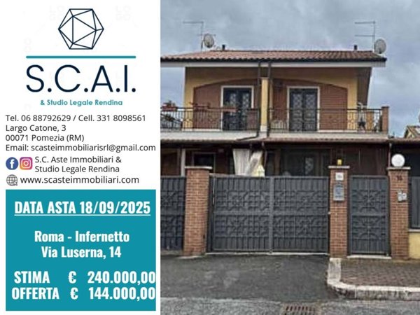 casa indipendente in vendita a Roma in zona Infernetto