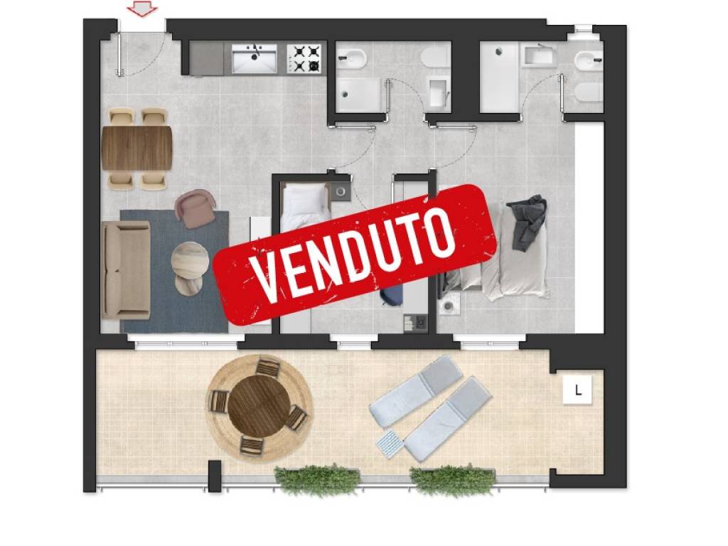 appartamento in vendita a Roma in zona Grottarossa