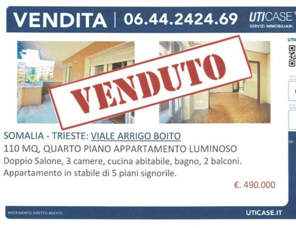 appartamento in vendita a Roma