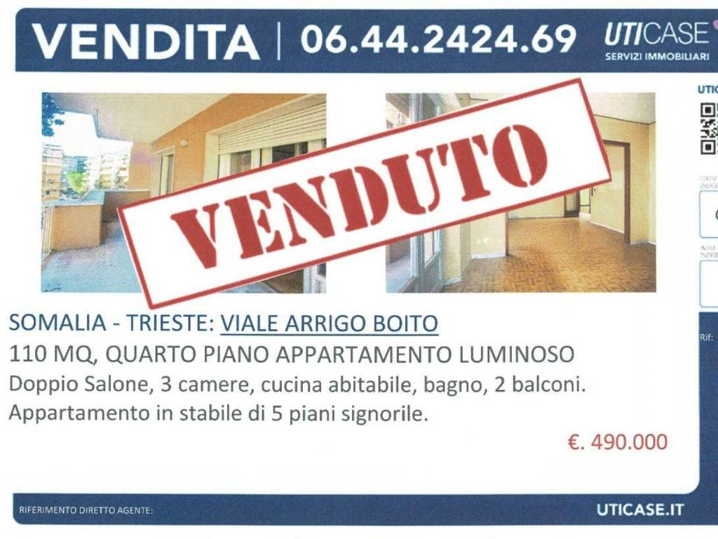 appartamento in vendita a Roma