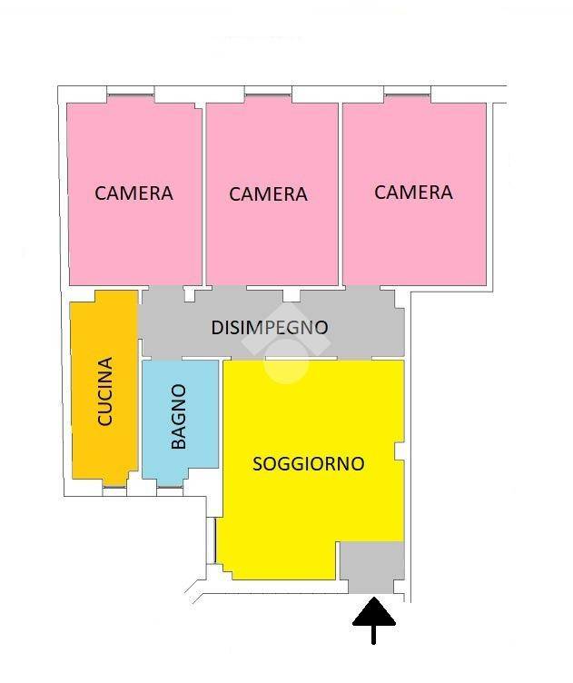appartamento in vendita a Roma in zona Tiburtino