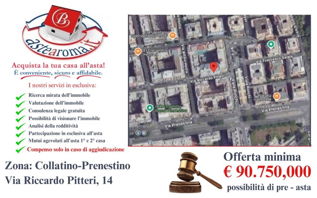 appartamento in vendita a Roma in zona Prenestino-Labicano