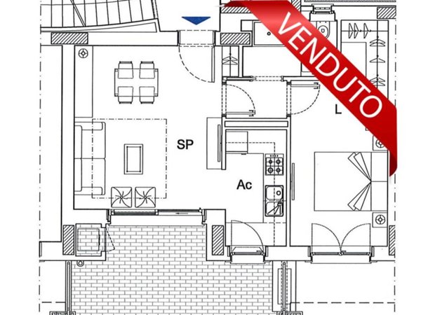 appartamento in vendita a Roma in zona Casal Monastero