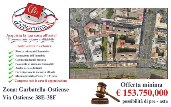 appartamento in vendita a Roma in zona Ostiense