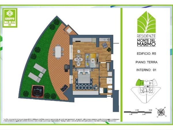 appartamento in vendita a Roma in zona Primavalle