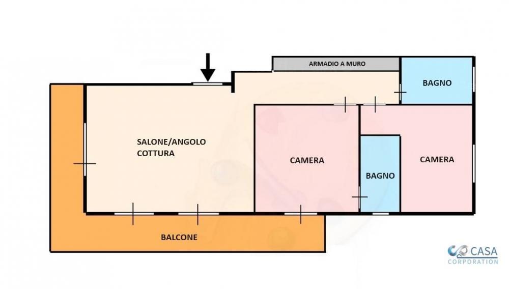 appartamento in vendita a Roma in zona Torre Angela