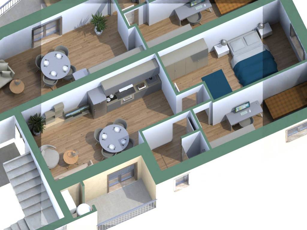 appartamento in vendita a Roma in zona Prenestino-Centocelle