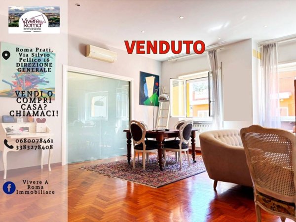 appartamento in vendita a Roma in zona Della Vittoria