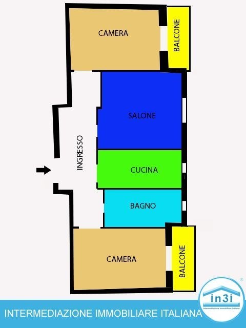 appartamento in vendita a Roma in zona Portuense