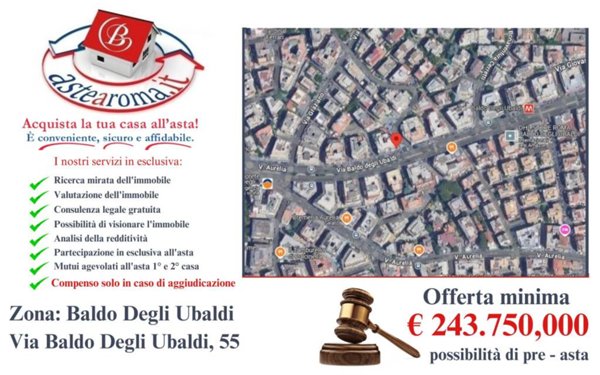 appartamento in vendita a Roma in zona Aurelio