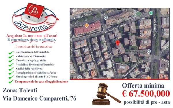 appartamento in vendita a Roma in zona Monte Sacro/Talenti