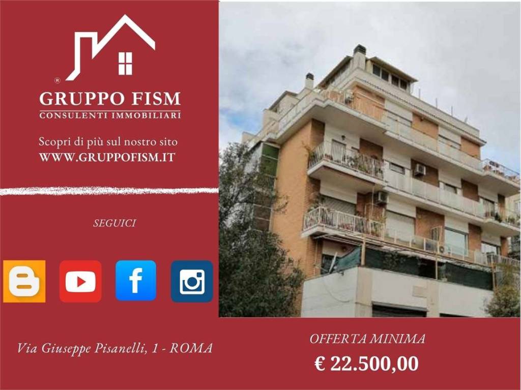 appartamento in vendita a Roma in zona Gianicolense