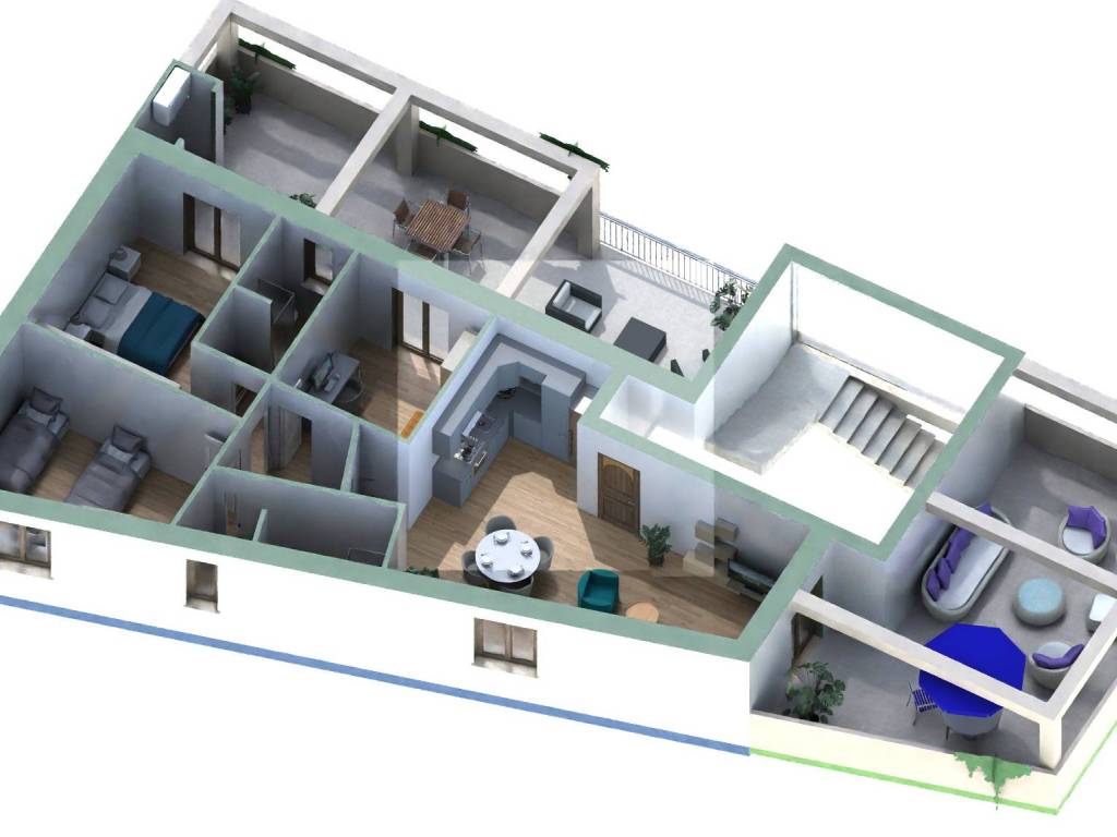 appartamento in vendita a Roma in zona Prenestino-Centocelle