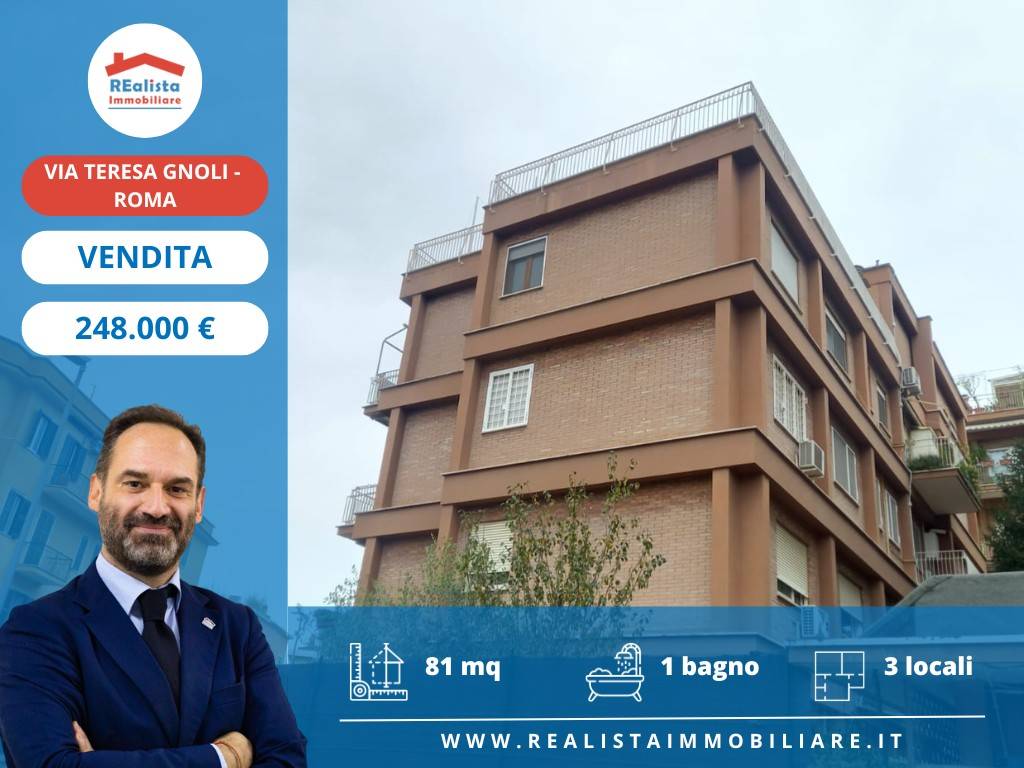 appartamento in vendita a Roma in zona Trionfale