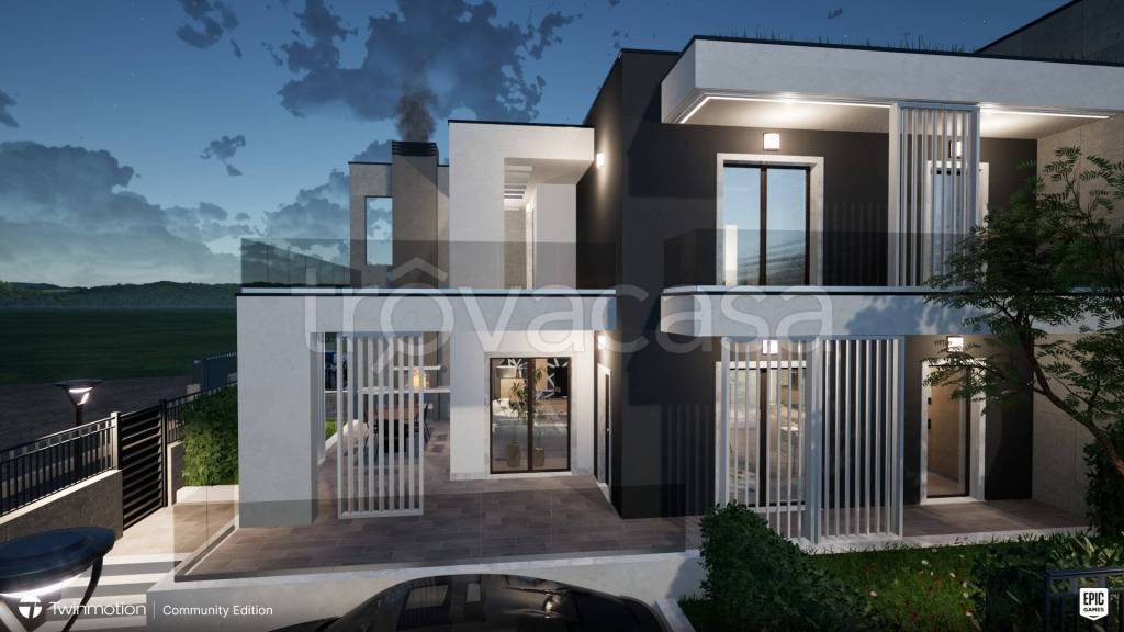 casa indipendente in vendita a Roma in zona Finocchio