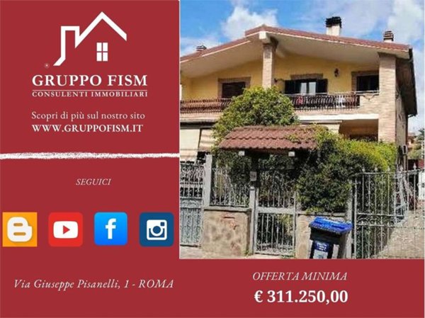 casa indipendente in vendita a Roma in zona Casal Morena