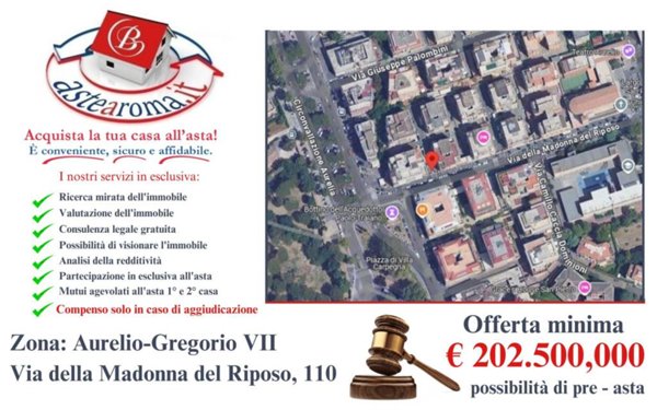 appartamento in vendita a Roma in zona Aurelio