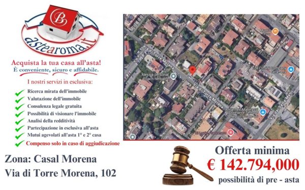 appartamento in vendita a Roma in zona Casal Morena