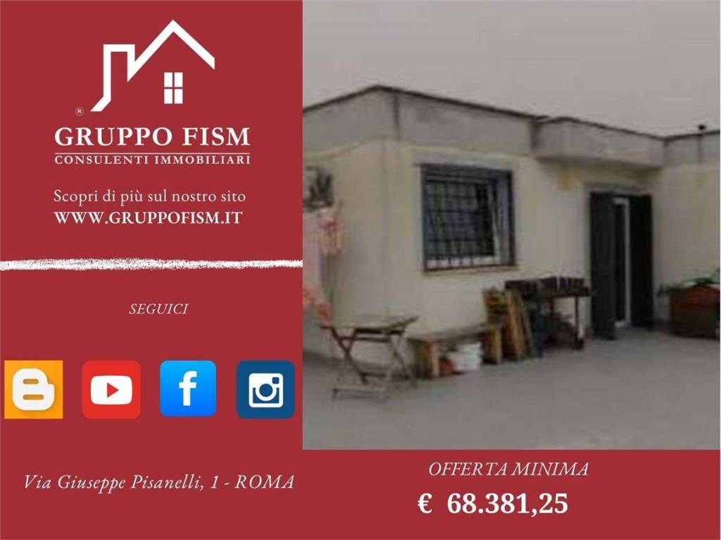appartamento in vendita a Roma in zona Finocchio