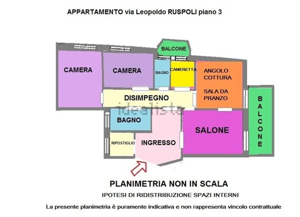 appartamento in vendita a Roma in zona Gianicolense