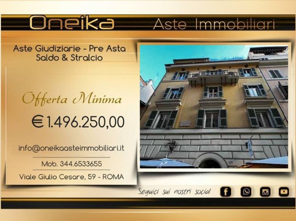 appartamento in vendita a Roma in zona Campo Marzio
