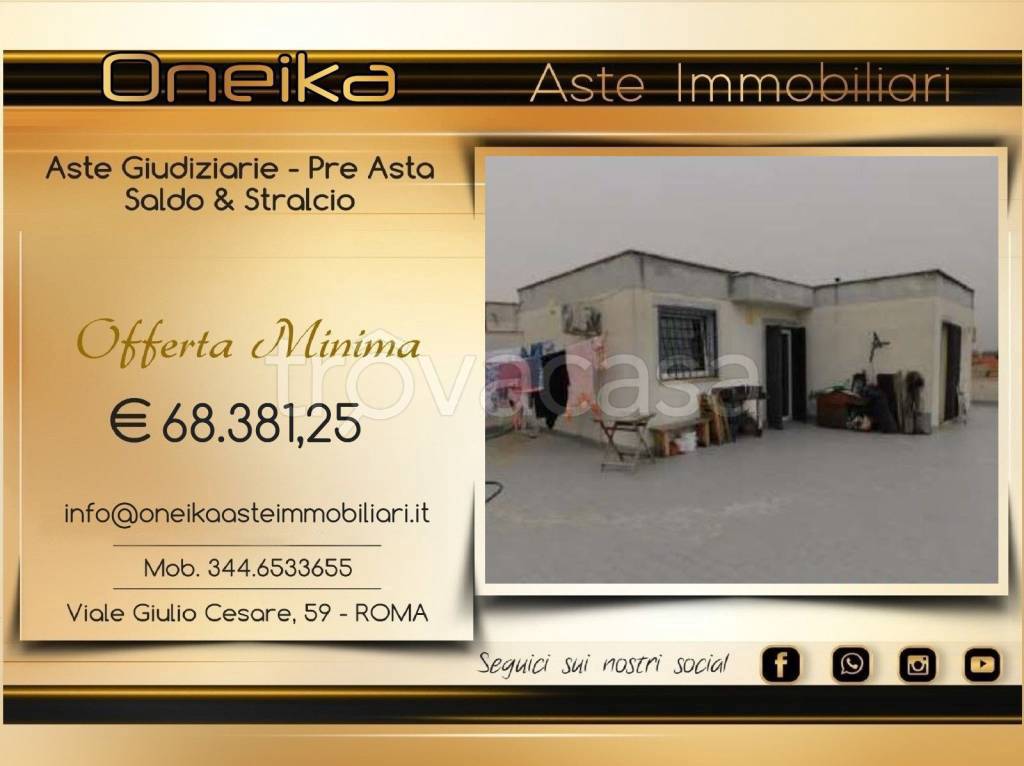 appartamento in vendita a Roma in zona Finocchio