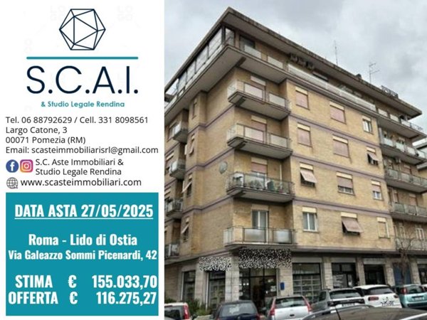 appartamento in vendita a Roma in zona Ostia