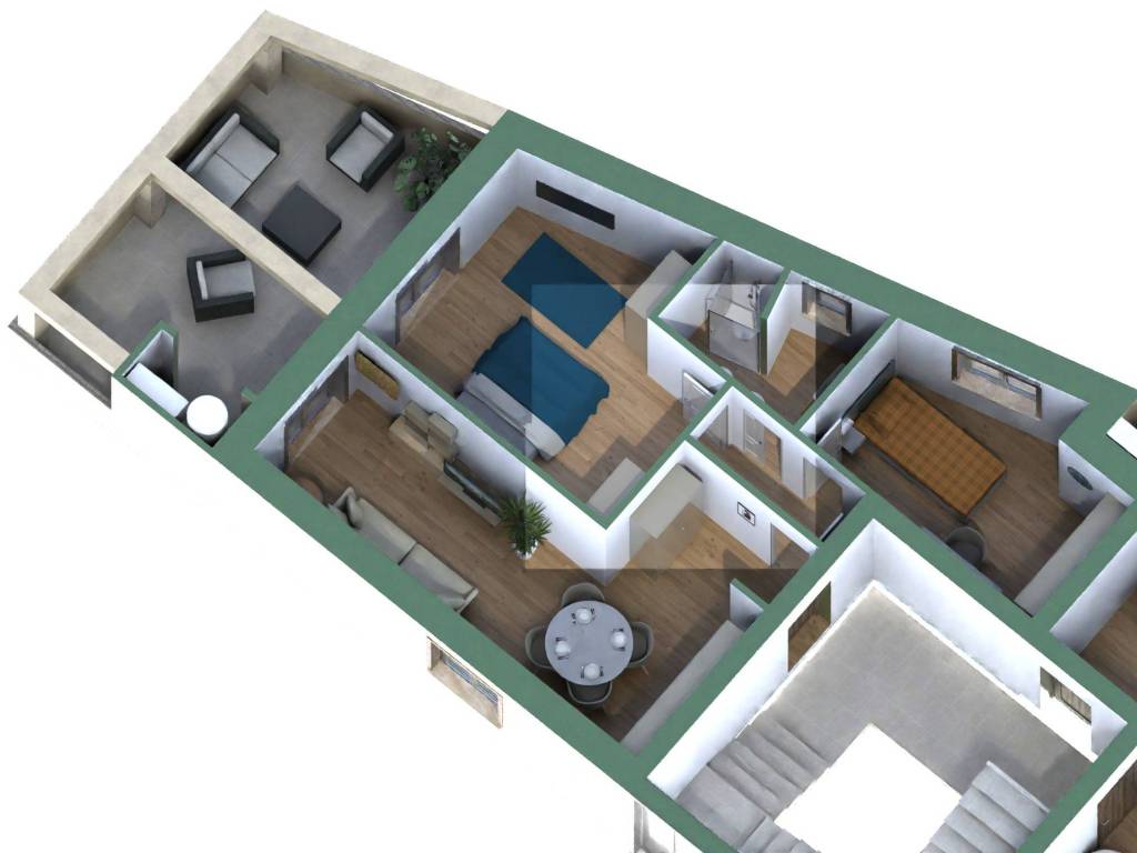 appartamento in vendita a Roma in zona Torrevecchia