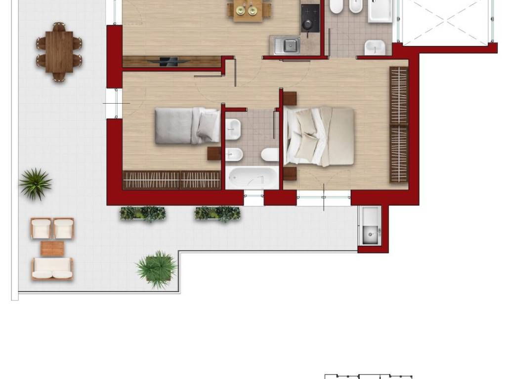 appartamento in vendita a Roma in zona Torrevecchia