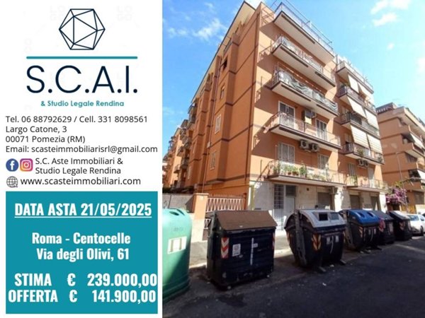 appartamento in vendita a Roma in zona Prenestino-Centocelle