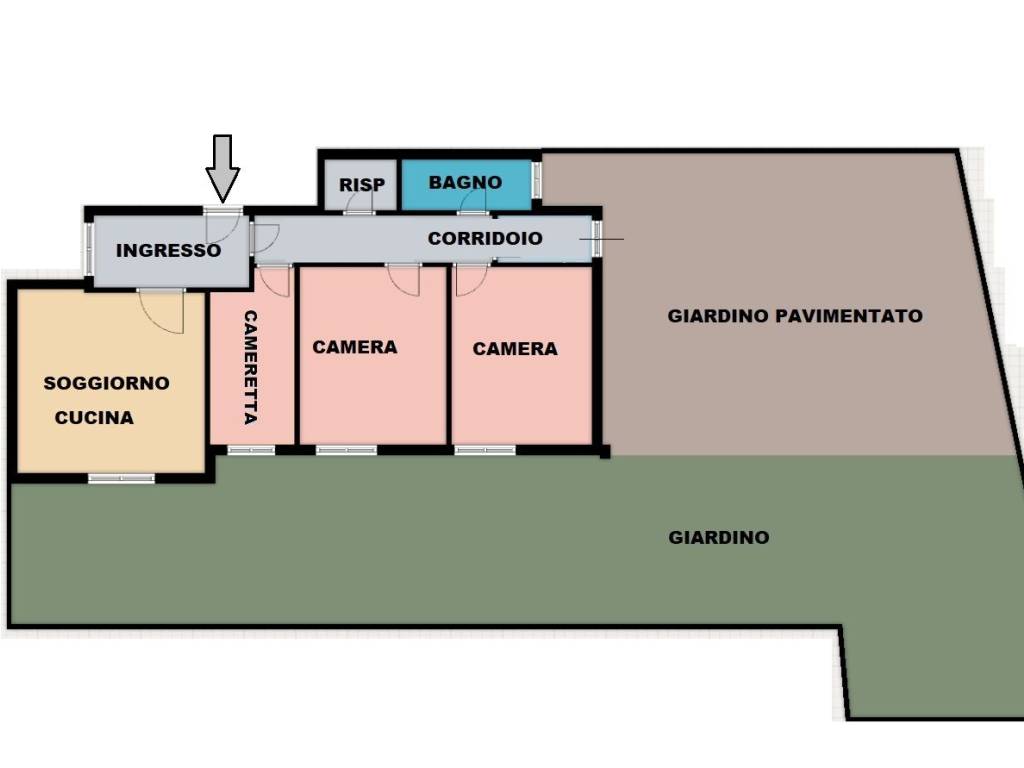 appartamento in vendita a Roma in zona Rione Prati