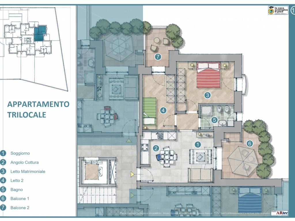 appartamento in vendita a Roma in zona Trionfale