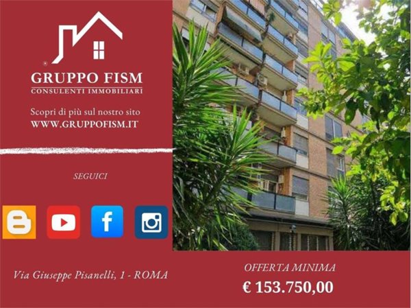 appartamento in vendita a Roma in zona Ostiense